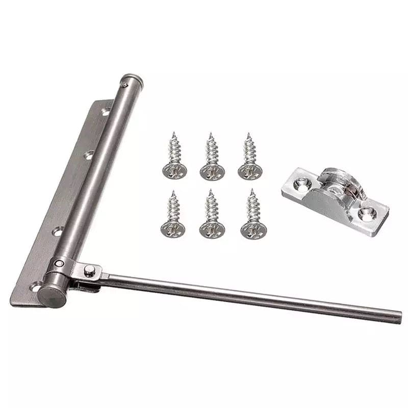 Adjustable Aluminum Alloy Automatic Door Closer, Mute Adjustable Automatically Surface Mounted Auto Closing Door, Self-Closing for Middle-Weight Door Adjustable Aluminum Alloy Automatic Door Closer, Mute Adjustable Automatically Surface Mounted Auto Closing Door, Self-Closing for Middle-Weight Door
